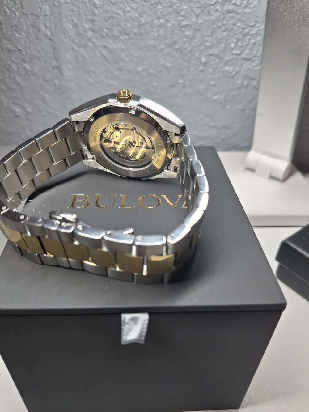 Bulova Men’s Two-Tone Automatic Watch - Gold & Silver